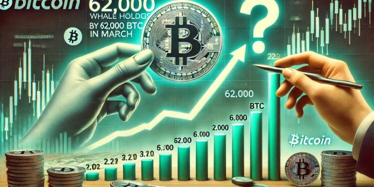 Bitcoin Whale Holdings Surge By 62K BTC In March – Is the Downtrend Lastly Over?