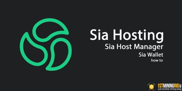 How To Setup a SIA Host – Home windows Tutorial
