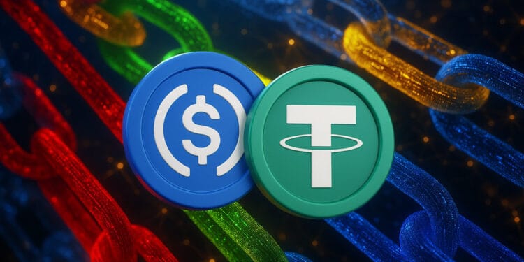 Ethereum’s various mixture of stablecoins outpaces Tron’s USD dominance