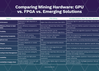 Evaluating ASIC Crypto Mining: Evaluating GPU, FPGA, and Rising {Hardware} Options