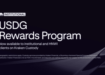 Kraken Custody launches USDG Rewards Program for institutional and high-net-worth purchasers