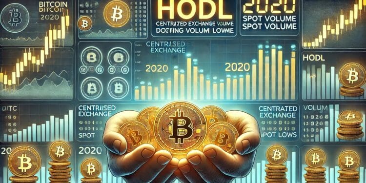 Bitcoin Buyers Enter HODL Mode: CEX Spot Quantity Drops To 2020 Lows