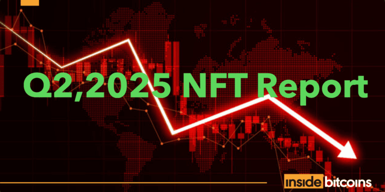 NFT Gross sales Fall From $1.6B In Q1 2025, To $1.3B In Q2 2025