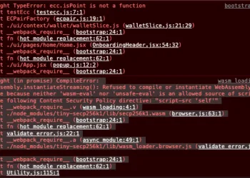 Webpack subject with tiny-secp256k1 and ECPair