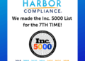 Harbor Compliance Acknowledged on Inc. 5000 Listing for Seventh Yr