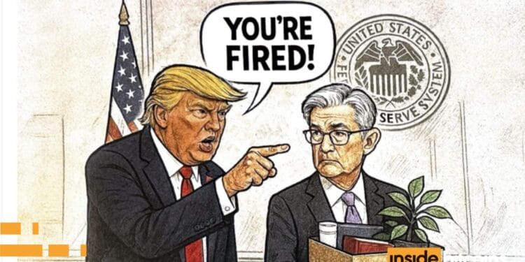Trump Targets Fed Chair Powell with “You are Fired” Cartoon