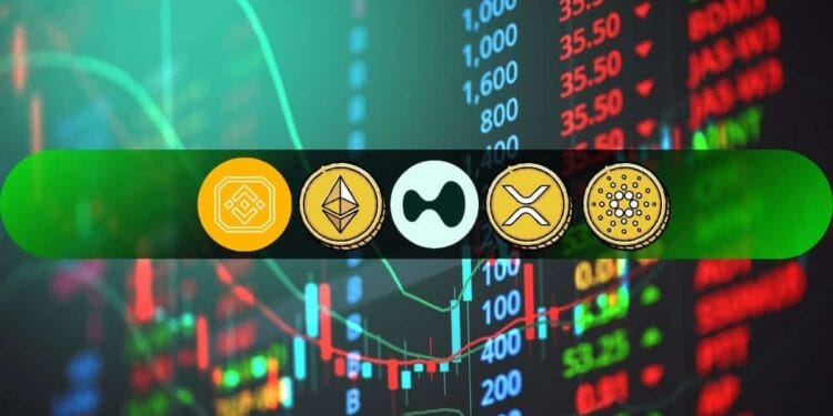 ETH, XRP, ADA, BNB, and HYPE