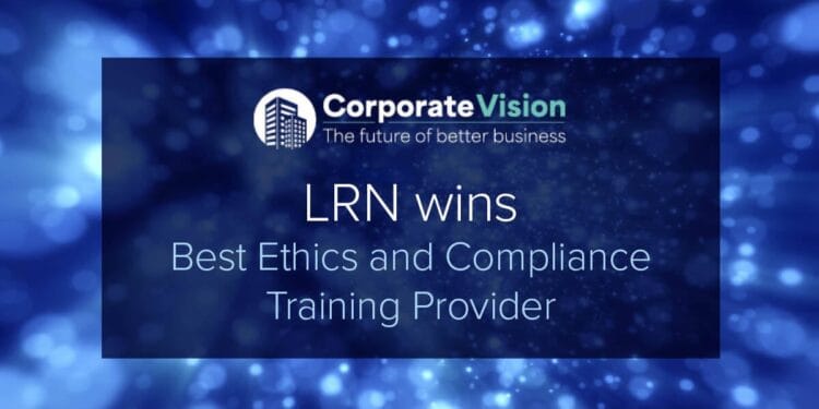 LRN named Finest Ethics and Compliance Coaching Supplier in Company Imaginative and prescient Journal’s 2025 Training and Coaching Awards