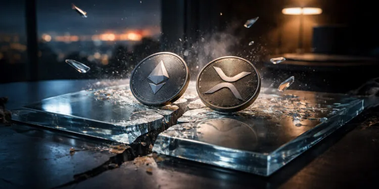 Crypto market crashes erasing $100B as Israel strikes Gaza with ETH and XRP main weekend losses