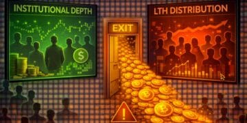 Wall Avenue’s Bitcoin Exit Door: How Institutional Depth Allowed LTH To Distribute Document Provide