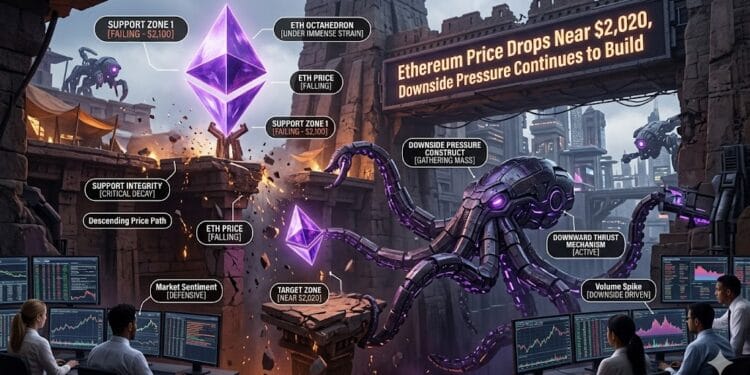 Ethereum Value Drops Close to $2,020, Draw back Stress Continues to Construct