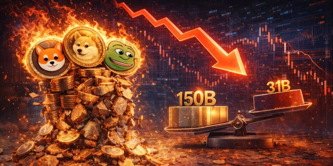 The Brutal Deleveraging Of The Memecoin Consideration Economic system