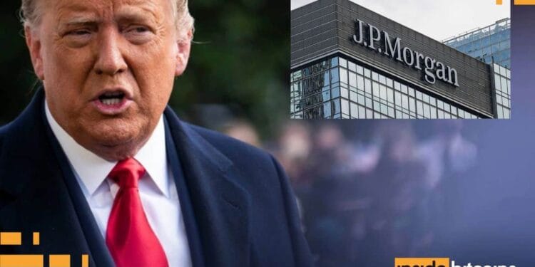 Trump Sues JPMorgan, CEO Dimon for $5B Over Debanking