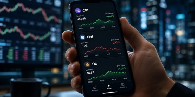 What occurs when crypto merchants can guess on CPI, Fed cuts, and oil 24/7?