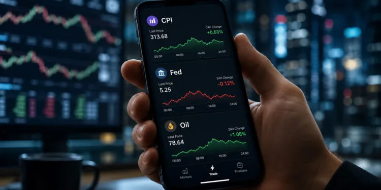 What occurs when crypto merchants can guess on CPI, Fed cuts, and oil 24/7?