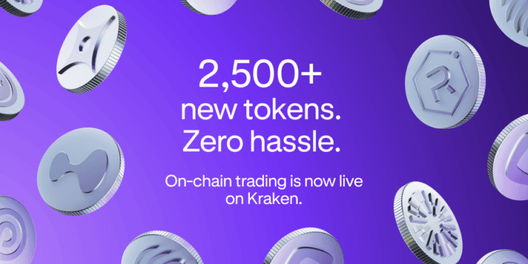 On-chain token buying and selling is now constructed into the Kraken app