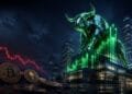 Crypto equities gained 23% whereas crypto tokens fell 36% this yr