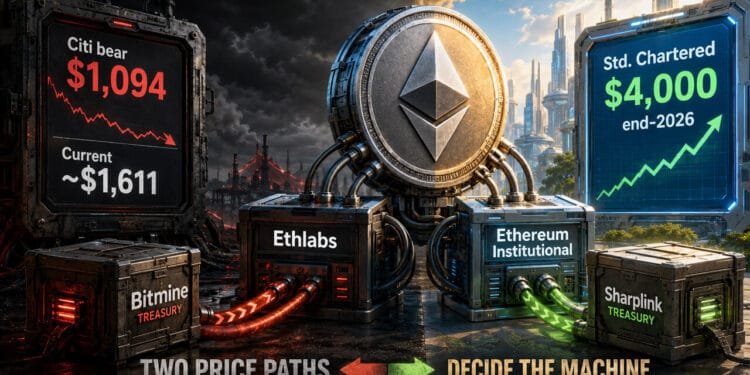 Ethereum is splitting into three energy facilities and ETH treasury companies are paying for 2