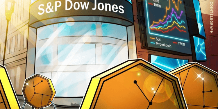S&P Unveils Digital Asset Index Monitoring Blockchain Fundamentals