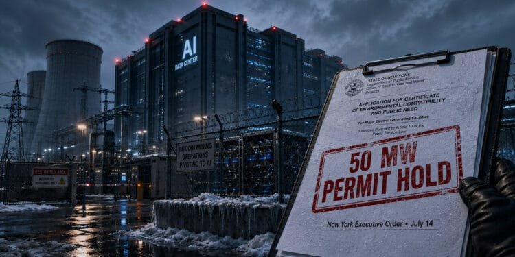 Bitcoin miner AI pivot hits roadblock with New York 50 MW allow freeze