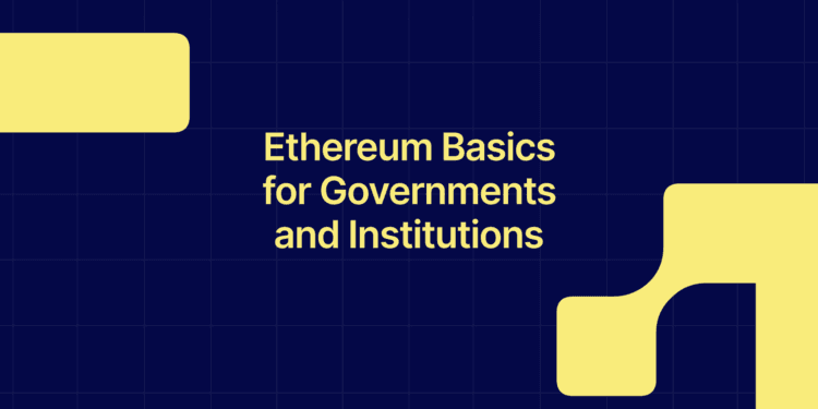 Ethereum for Governments and Establishments: Why impartial infrastructure issues now
